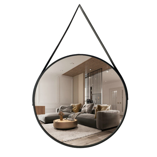 ESPEJO NEGRO  BELT COLGANTE 60CM