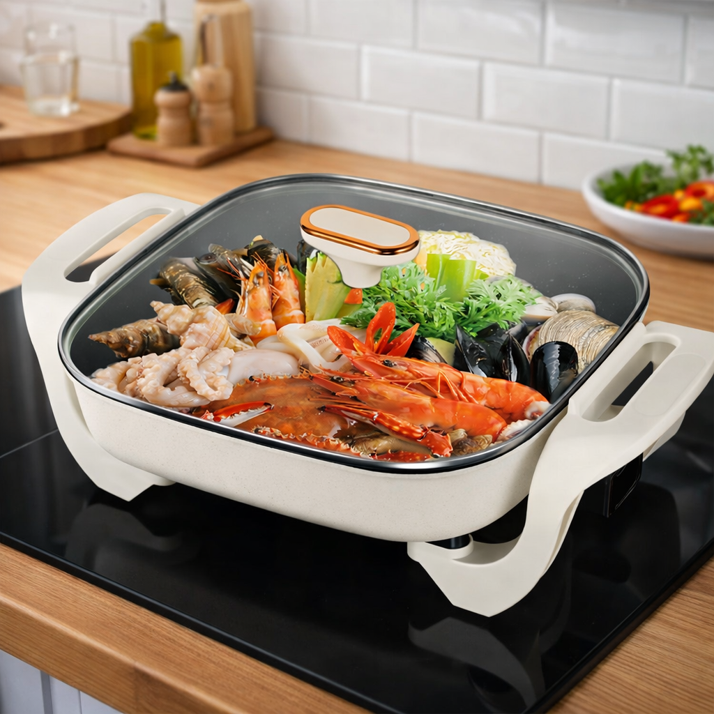 Sartén Eléctrico Multifunción Raf Family Cook