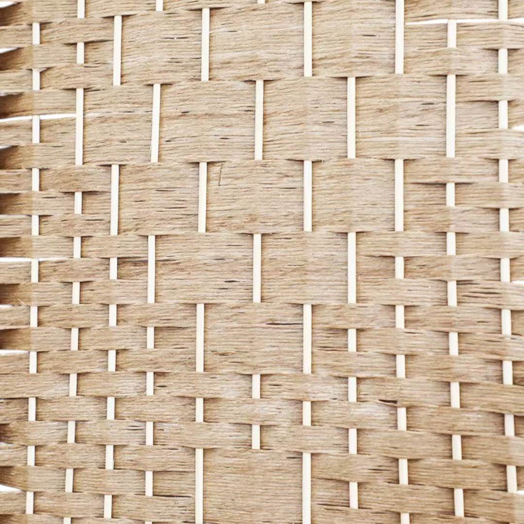 BIOMBO DIVISOR DE AMBIENTES BAMBÚ 4 PANELES BEIGE