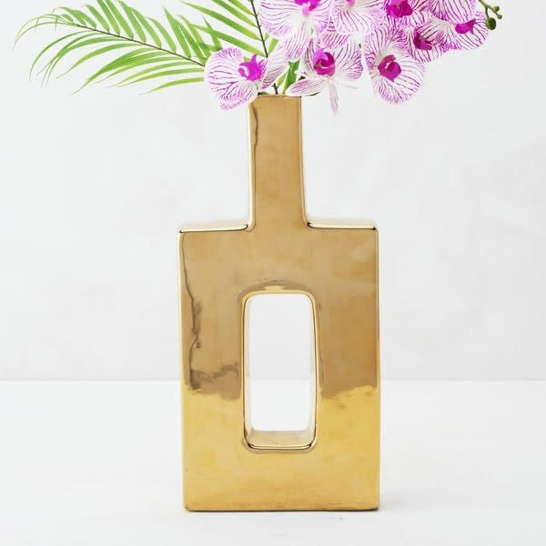 JARRÓN GLAM DORADO -S