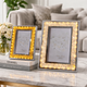 Portafoto LED 20 x 15 cm Decorativo con Cristales y Luz