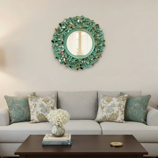 ESPEJO DECORATIVO MARIPOSAS REDONDO