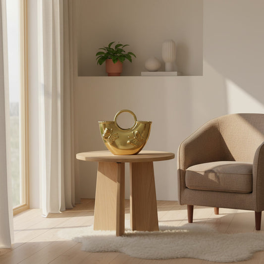 BOLSO BUTTERFLY DORADO