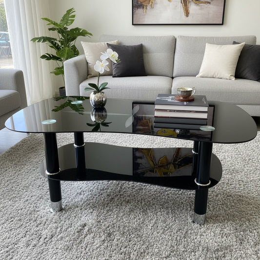 MESA DE CENTRO ELEGANCE NOIR