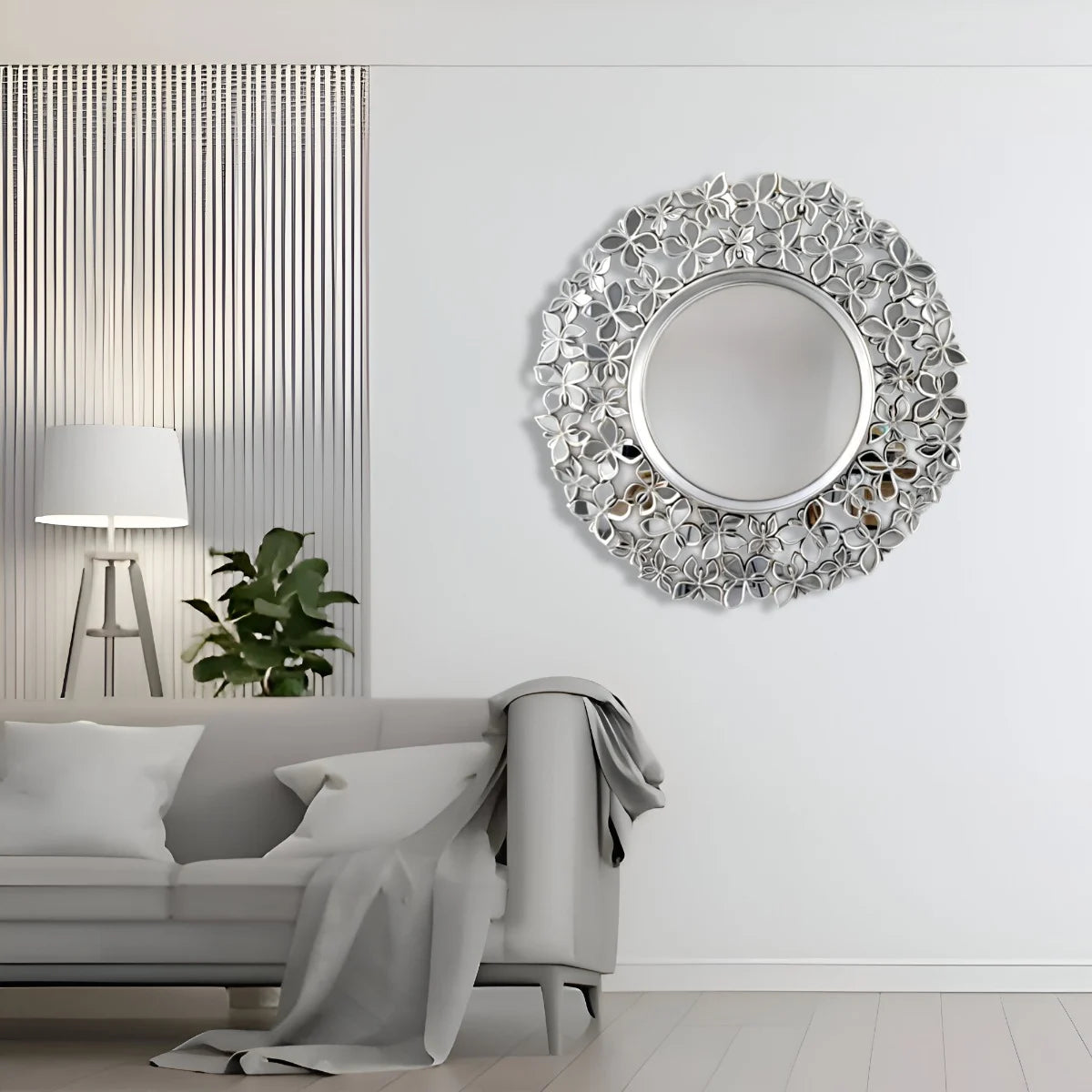 ESPEJO DECORATIVO MARIPOSAS REDONDO