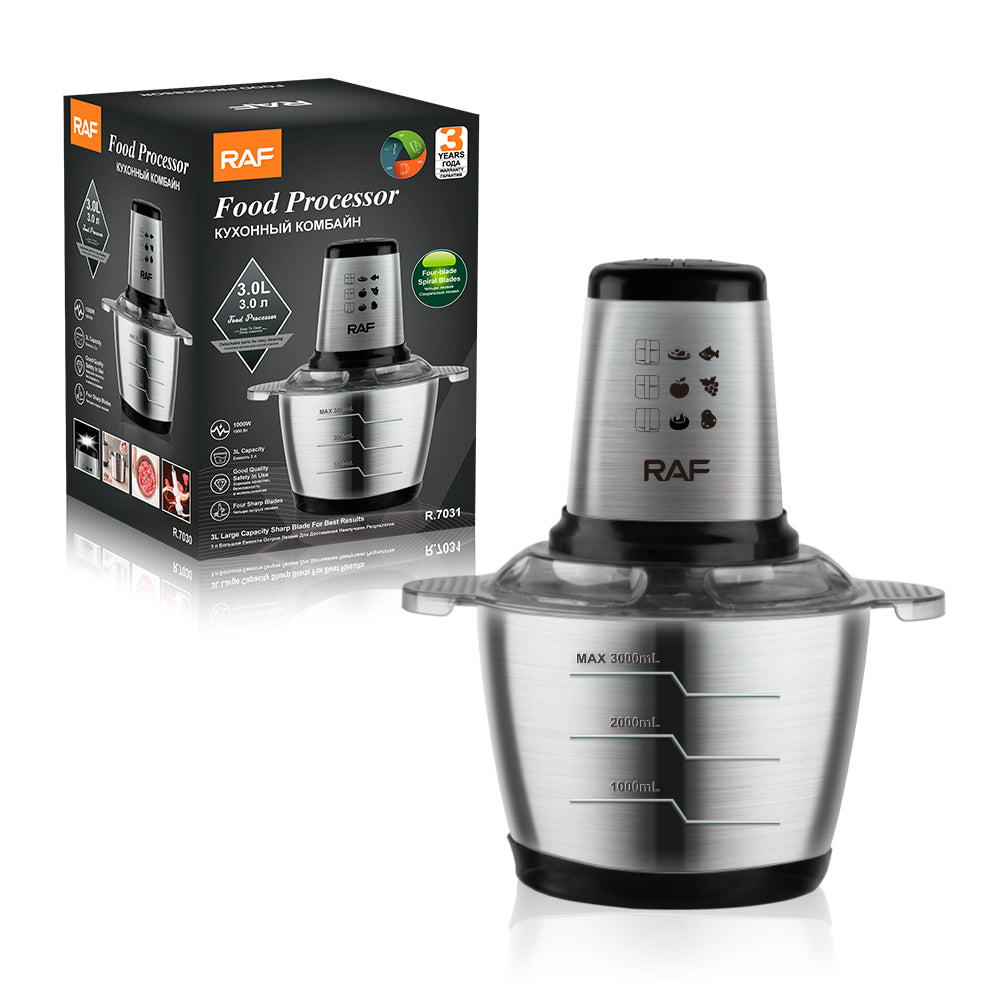 Picador Eléctrico Multiuso Raf Inox 3l
