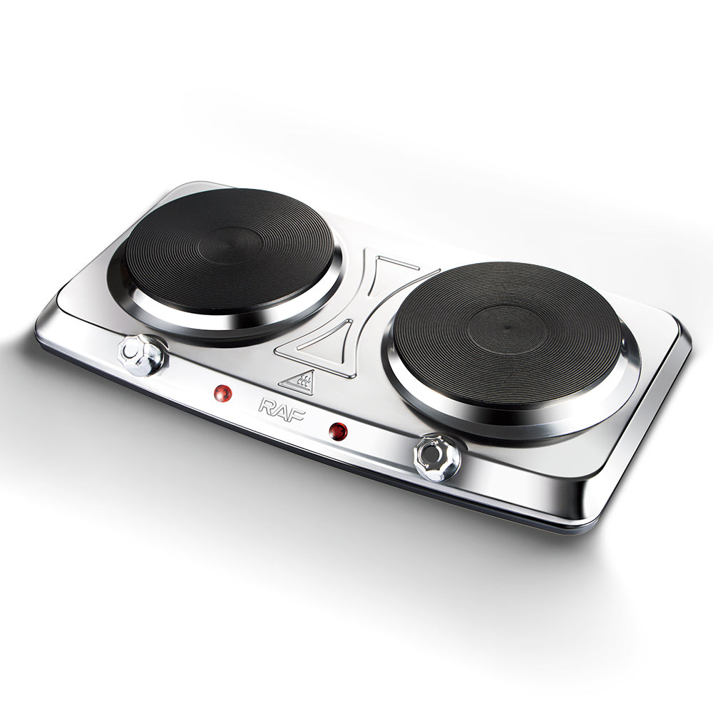 Cocinilla Eléctrica Doble Raf – Acero Inoxidable Portátil