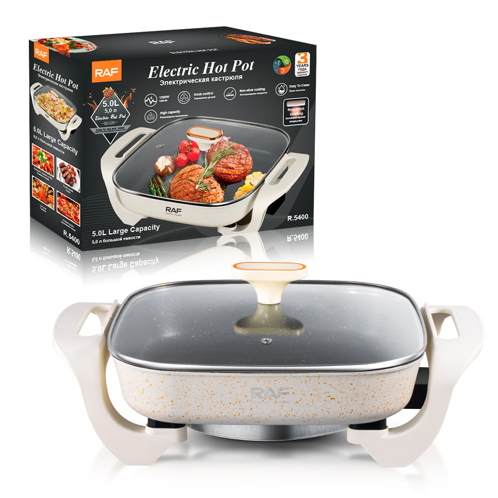 Sartén Eléctrico Multifunción Raf Family Cook