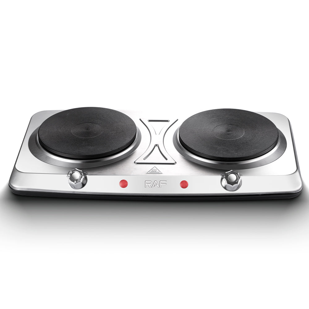 Cocinilla Eléctrica Doble Raf – Acero Inoxidable Portátil