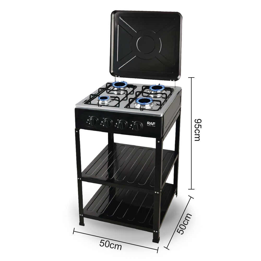 Cocina A Gas Raf 4 Quemadores Con Pedestal